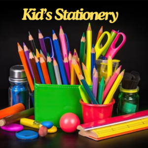 1. Kids' Stationery Sets These sets typically include a collection of essential items like pens, pencils, erasers, rulers, notebooks, and more, often designed with fun themes or colorful patterns. Perfect for both school and home use, they make stationery shopping easy by providing everything kids need in one pack.  2. School Stationery for Kids This includes all the necessary supplies children require for school, such as notebooks, pens, markers, crayons, pencil cases, and glue sticks. The focus is on practicality and durability, offering items that can withstand daily school use while appealing to kids with fun designs.  3. Creative Stationery for Kids Creative stationery items are designed to inspire imagination and artistic expression. This can include colorful markers, stickers, stamps, glitter pens, sketchbooks, and decorative tapes. These products encourage creativity, making homework and crafts more fun and engaging for children.  4. Personalized Kids' Stationery Personalized stationery is custom-designed with a child’s name, favorite colors, or even their favorite characters. Items like custom notebooks, pencils, and labels add a personal touch, making school supplies feel special while helping to avoid mix-ups at school.  5. Cartoon Stationery for Kids Featuring popular cartoon characters from TV shows and movies, cartoon stationery is a hit among young children. Products like notebooks, pencils, and folders are adorned with beloved characters like Disney princesses, superheroes, or animated animals, making learning fun and relatable.  6. Fun Stationery for Kids Fun stationery combines vibrant colors, unique designs, and playful elements to make schoolwork enjoyable. This category includes novelty pens, scented markers, shape erasers, and themed notebooks that bring excitement to everyday tasks and encourage kids to engage with their schoolwork.  7. Eco-friendly Kids' Stationery Eco-friendly stationery is made from sustainable materials like recycled paper, biodegradable pens, and plant-based adhesives. These products are designed to reduce environmental impact while teaching kids the importance of sustainability from a young age, combining fun with eco-consciousness.